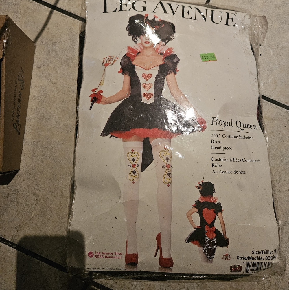 Leg Avenue Royal Queen Of Hearts Costume Size M